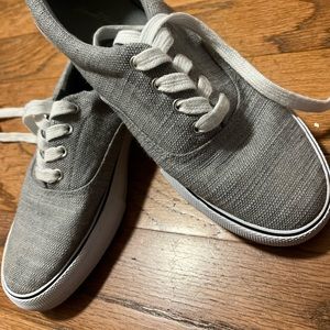 Grey sneakers